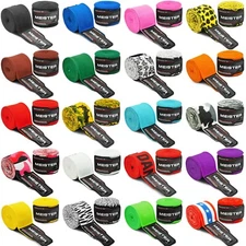 MEISTER 180" SEMI-ELASTIC HAND WRAPS - PAIRS MMA Boxing Mexican Lot ALL COLORS