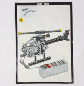 LEGO&reg; 1990/91 Technic Set Number 8825 Instruction Manual Only for Night Chopper