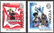 Timbres Angola 747/748 ** (71544EV)