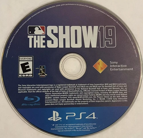 MLB The Show 19 (Sony PlayStation 4, 2018) PS4 DISC ONLY