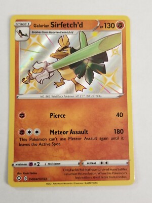 pokemon card value shining fates Official TCG: Booster Pack : Toys & Games [1WW] Aurora Loop (130) Put 2 Water Energy attached to this Pokémon into your hand Indeedee V 39/72 - Shining