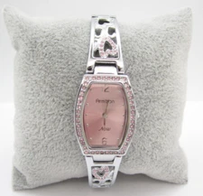 Women Armitron Now Crystal Quartz WR Analog 20mm Watch (H477) "New Battery"