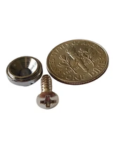 Vintage Style Button String Retainer Tree for Telecaster - Chrome