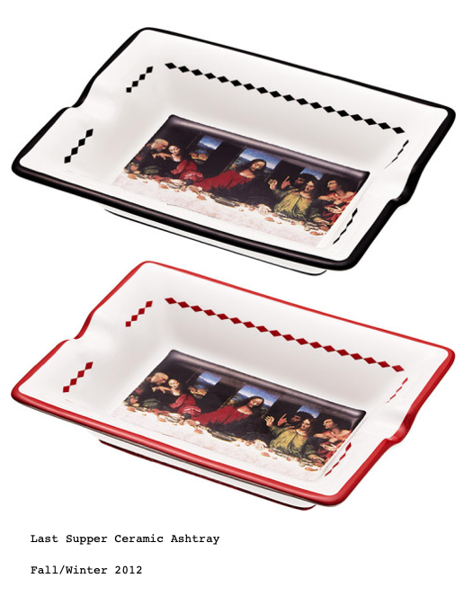 Supreme Last Supper Ceramic Ashtray FW12 NOS Rare Box Logo Supreme Last Supper Ceramic Ashtray FW12 NOS Rare Box Logo