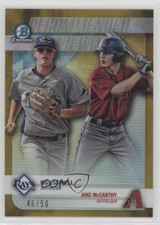 2018 Bowman Draft Gold Refractor 46/50 Jake McCarthy Nick Schnell #RV-SM 0q4m