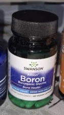 2 Pack BORON Bororganic Glycine 6 mg 120 Caps - Joint & Bone Health High Absorp.
