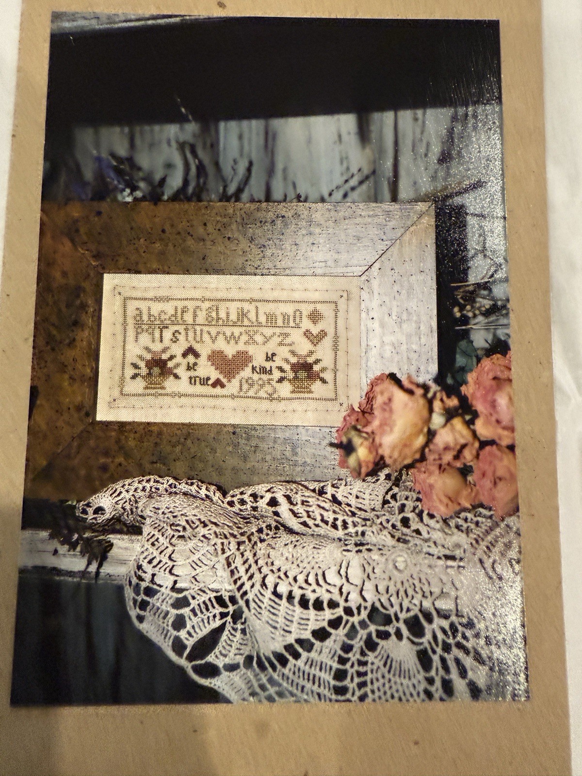 Twisted Threads LOVE LETTERS Cross Stitch Pattern Heart Sampler OOP