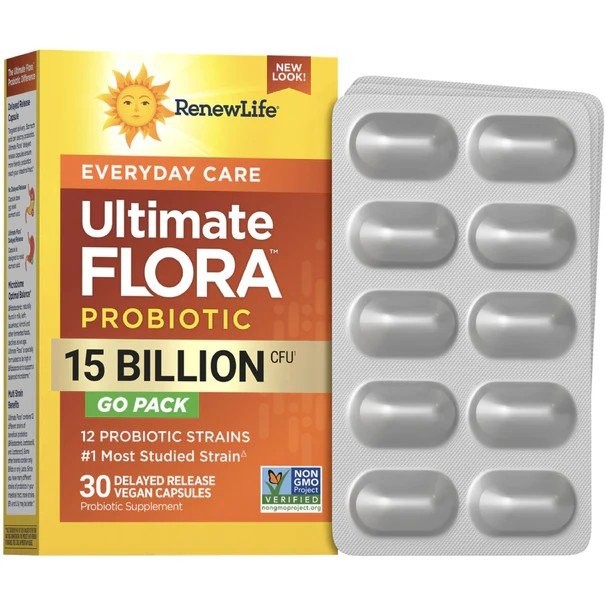 Renew Life Renew Life Ultimate Flora Everyday Probiotic Go Pack 15 Billion