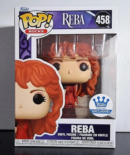 Funko Pop Rocks Reba McEntire Funko Shop Exclusive CMA Awards Red Dress #458