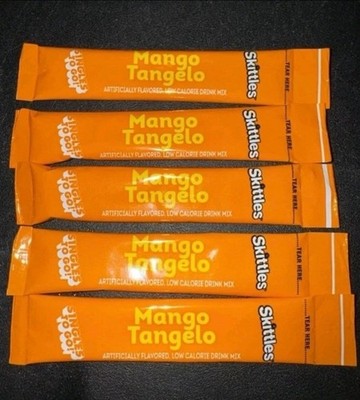 51 Skittles Singles Drink Mix To Go MANGO TANGELO Singles SUGAR FREE