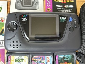 Sega Game Gear New Capacitors, 3 Games, Carrying Case, Tested