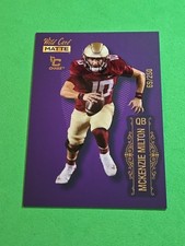 2022 McKenzie Milton Wild Card MATTE #MB-84 Chase Purple /250 (RC)