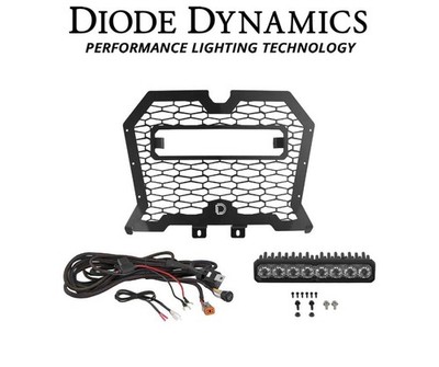 Diode Dynamics SS10 Max White Combo Grille Light Bar For 19-24 Polaris RZR XP