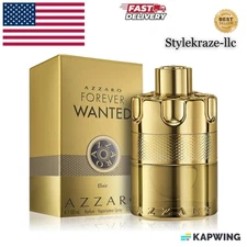 Azzaro Forever Wanted Elixir Parfum 3.38 oz / 100 ml For Men | New & Sealed Box