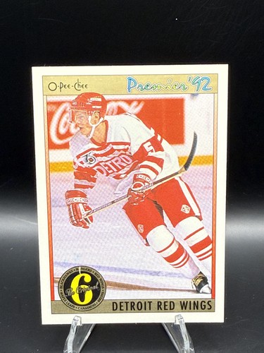 Nicklas Lidstrom #163 1991 O-Pee-Chee Premier card