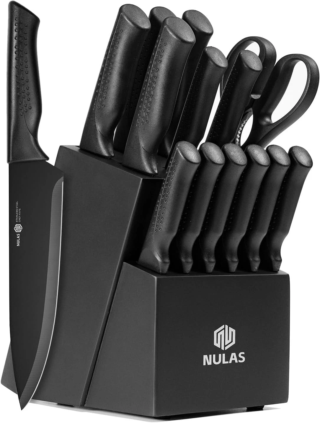 Set, 15-Piece Kitchen Set with Block and Built-in Sharpener, Dishwasher Safe,...
Opens in a new wind