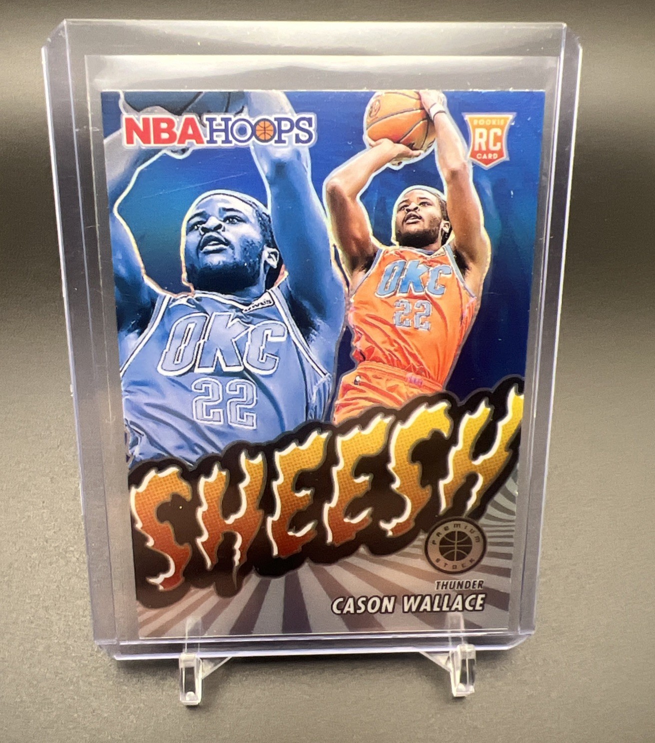 2023-24 Panini NBA Hoops Premium Stock - Sheesh #3 Cason Wallace (RC)