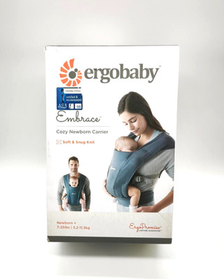 Ergobaby Embrace Babytrage Bauchtrage weich - Blau