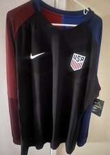 Team Issued Nike 2016 2017 USA Authentic Jersey Kit USMNT Long Sleeve Jersey XXL