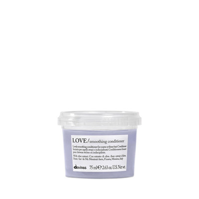 Davines Love/Smoothing Conditioner, Rich Anti-Frizz Formula for Frizzy, Coarse o