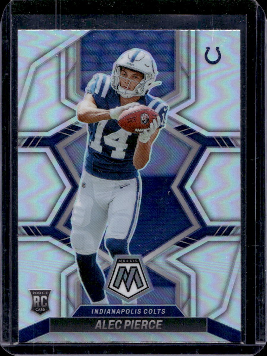Alec Pierce 2022 Panini Mosaic #329 Rookie Silver Prizm