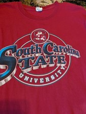Vintage South Carolina State University Bulldogs Football T-Shirt Size XL