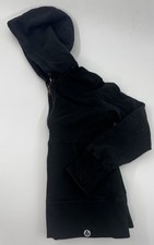 American Giant Zip Up Hoodie Women’s Medium Black - Made In USA