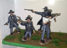  1/32 1/35 Soldiers Painted West Dalton Cowboys Sheriff CTS AIRFIX 