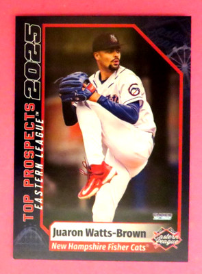 2025 Choice, Eastern League T/P, New Hampshire Fisher Cats - JUARON WATTS-BROWN
