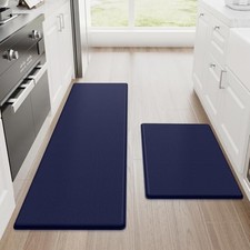 Kitchen Mats, 2PCS Kitchen Rugs, Cushioned Anti Fatigue Kitchen Mats for