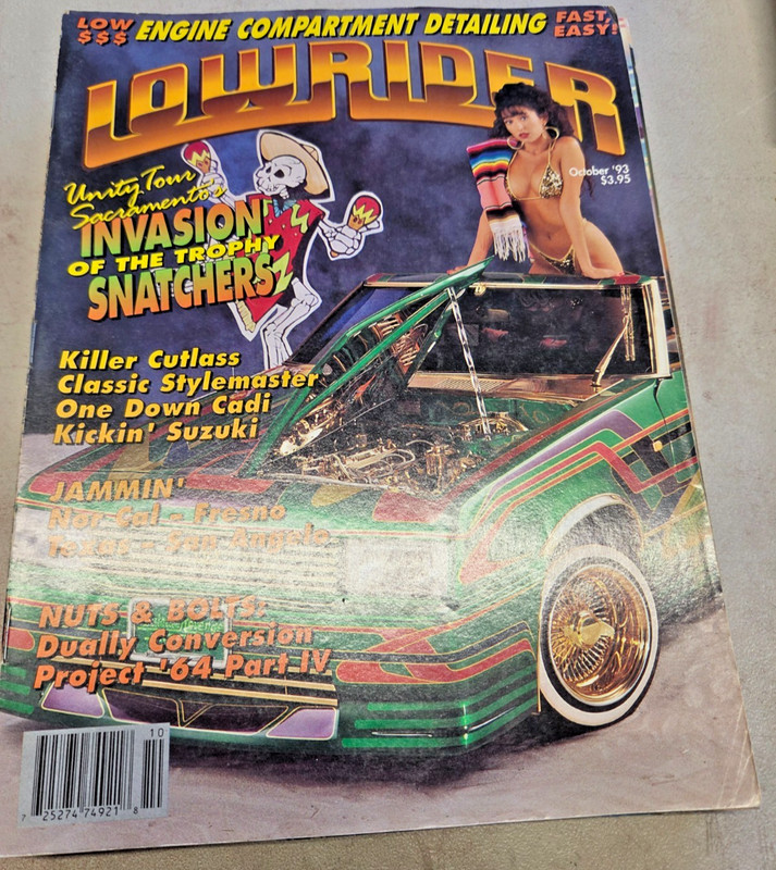 Lowrider Magazine October 1993 Unity Tour