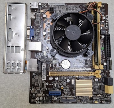 Mainboard ASUS H81M-E/M51AD/DP_MB Sockel 1150 + Intel Xeon E3 + 8GB DDR3 RAM
