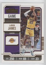 2023-24 Panini Contenders Bronze Game Ticket LeBron James #46 8d2