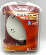 First Alert PR700 Slim Smoke & Fire Alarm – Photoelectric Sensor – New Sealed
