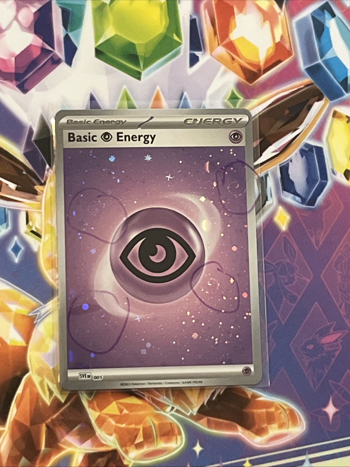 Pokémon TCG Psychic Energy Scarlet Violet-151 Holo Foil , 4 Swirls! 4 Swirls!