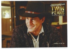 Twin Peaks Gold Box Postcard #17 of 61 - Sheriff Harry Truman