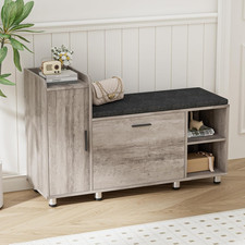 Panca Scarpiera Da Ingresso, Altezza Regolabile, Organizzatore Scarpe Con Armadi