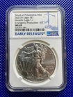 2021 (P) * NGC * Silver Eagle S$1 * MS69 * Emergemcy Production * #6263031-484