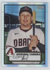 2021 Chrome Platinum Anniversary Mega Box Prism Refractor Asdrubal Cabrera 3d1