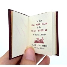 The Mad 2265 Mile Dash of the Scott Special; Miller, Harry; 1980; miniature book