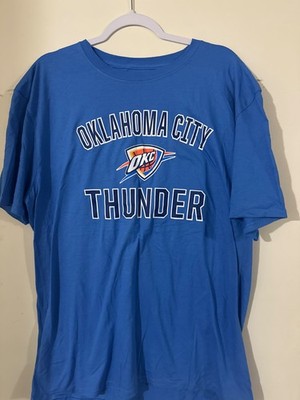 New OKC Oklahoma City Thunder XL Fanatics Blue Shirt