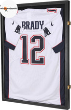 Jersey Wooden Frame Display Case -Shadow Box with 98% UV Protection Acrylic and 