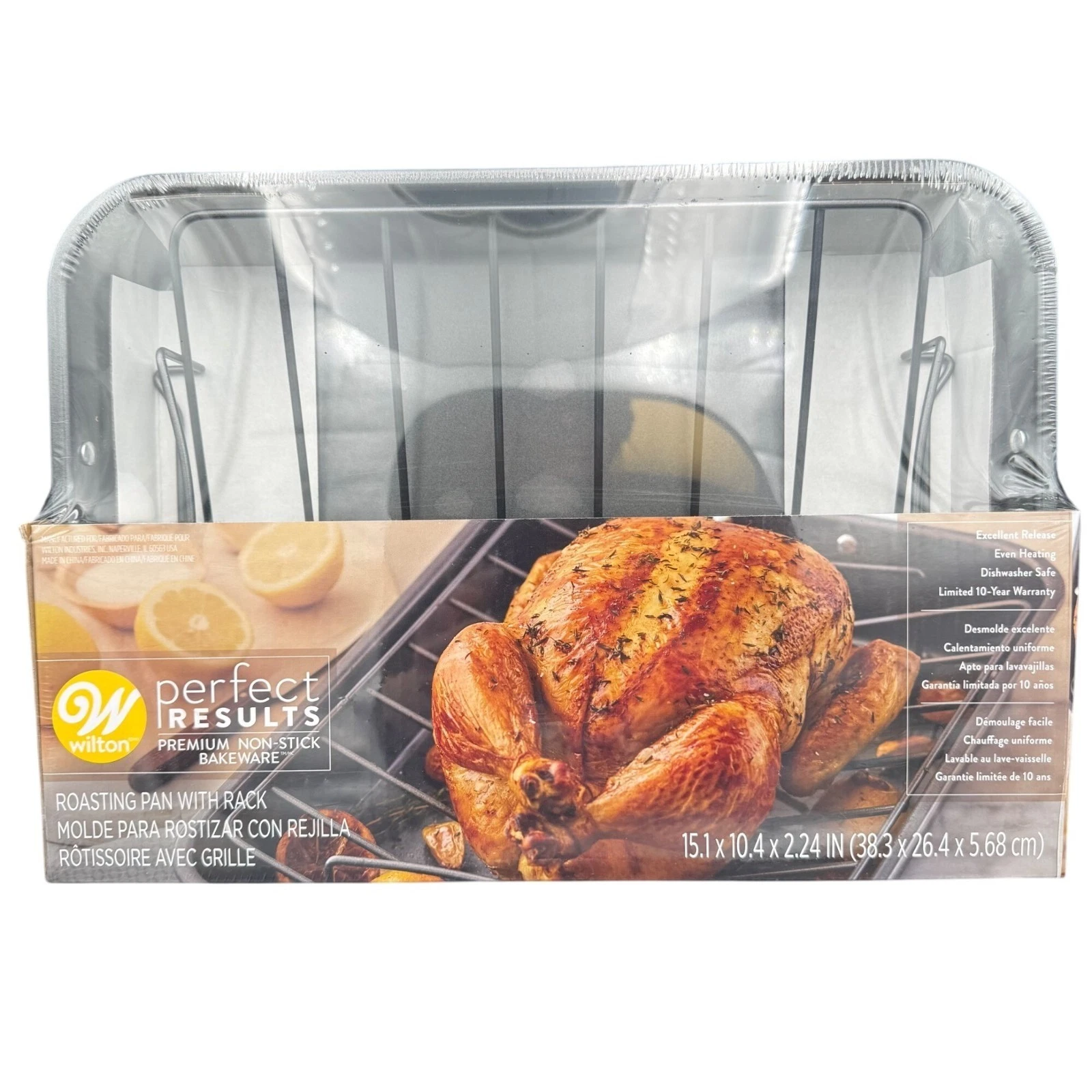 Wilton Perfect Results Non-Stick Roasting Pan With Rack Baking Holiday Cooking
Opens in a new window