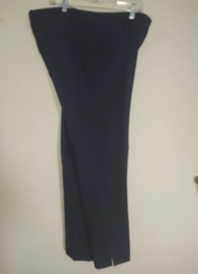 Calça Talbots Feminina Tornozelo Tamanho 14 Estilo Hampshire Calça Elegante Azul Marinho - Imagem 4 de 4