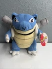 BLASTOISE POKEMON PLUSH SOFT TOY 2000 VINTAGE PLAY BY PLAY NINTENDO with TAG 8in
