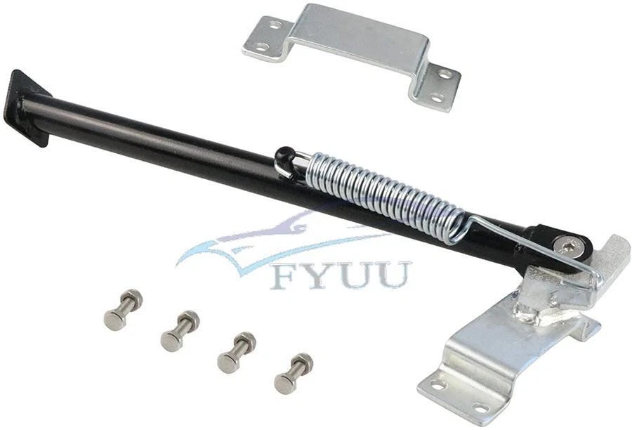 Abrazadera universal de 14" con soporte lateral para moto todoterreno de alta resistencia Foto 2 de 4