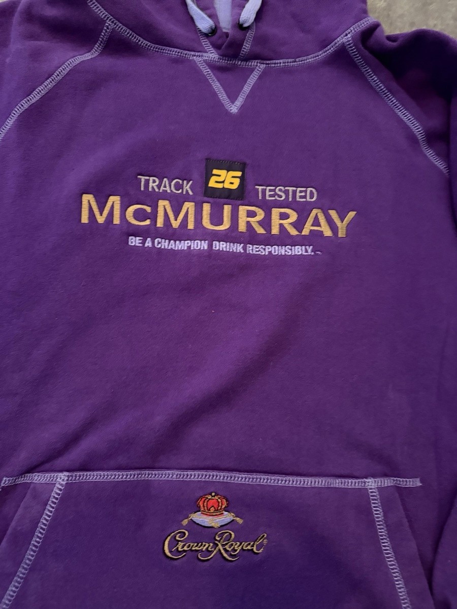Team Caliber 26 Jamie McMurray Nascar Crown Royal Purple Pull Over