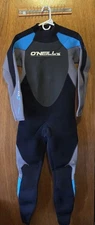 O'NEILL Large Men's 4/3mm EPIC II  Wetsuit  Black/Gray/Blue NWT