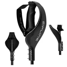 Pole Hand Guard - U.S. Ski Team Official Ski Pole (Black Carbon)