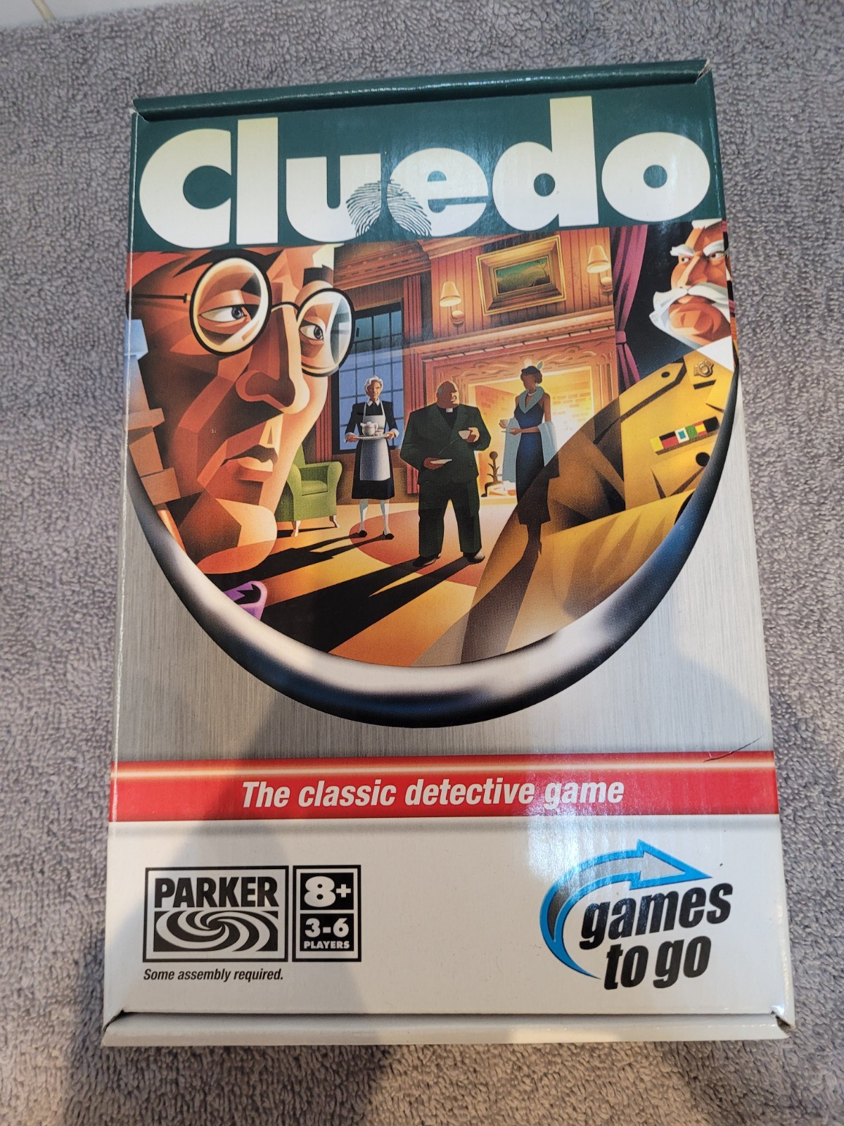 Travel Cluedo Game Parker Games To Go 2005 Complete Family Fun